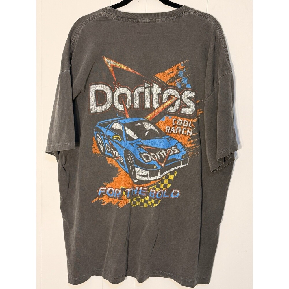 Doritos Shirt Mens Size 2XL Black Cool Ranch Race Car Graphic Doritos Racing Tee